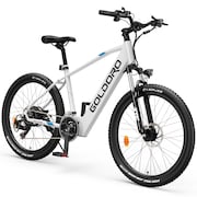 GOLDORO X7 350W 26in Electric Mountain Bike, White EB26X7-WT